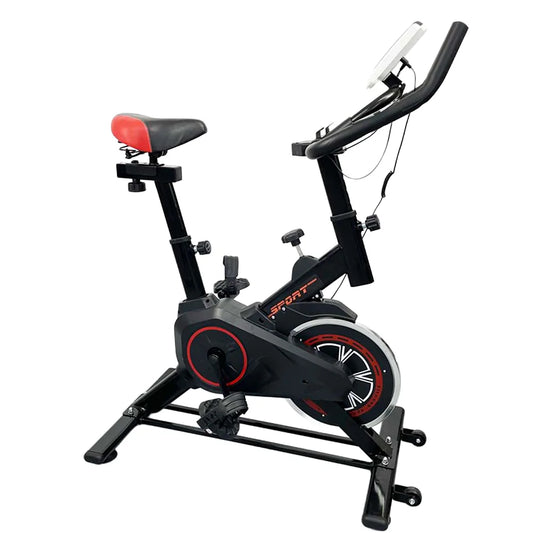 Indoor Bike Silent Home Cycling Exercise Indoor Spin Bike Equipment Adjustable Fitness Bike for Cardio Training